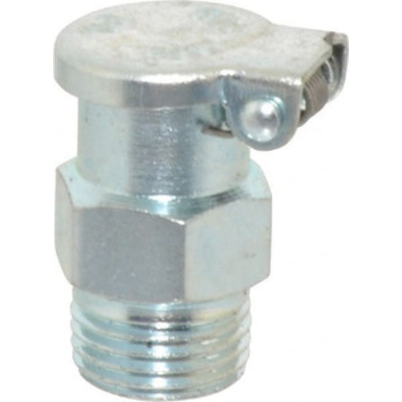 Gits Mfg 1/8-27 Thread, Steel, Zinc Plated, Threaded One Piece, Straight Oil Hole Cover 13/16 Drive Diam, 1/4 Drive Length, 13/16 Overall Height, 1/4 Thread Length, NPT Thread 00108 – 03242278