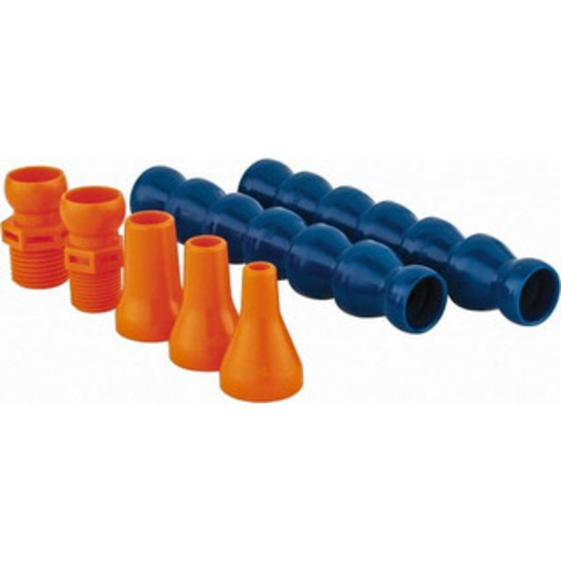 Loc-Line 13 Hose Length, 1/2, 1/4 & 3/8 Nozzle Diam, 1/2 Hose ID, Coolant Hose Kit 3/8 & 1/2 NPT For Loc-Line Modular Hose Systems 50813 – 09777400