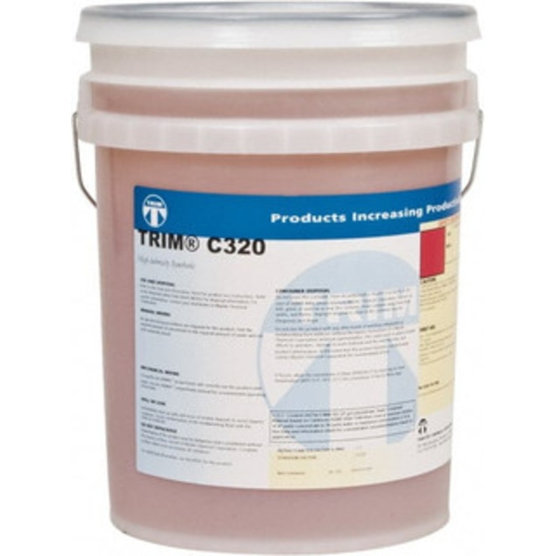 Master Fluid Solutions TRIM C320 5 Gal Pail Cutting & Grinding Fluid Synthetic, For Use on Copper, Ferrous Metals, Iron, Nonferrous Metals, Steel C320/5 – 80105471