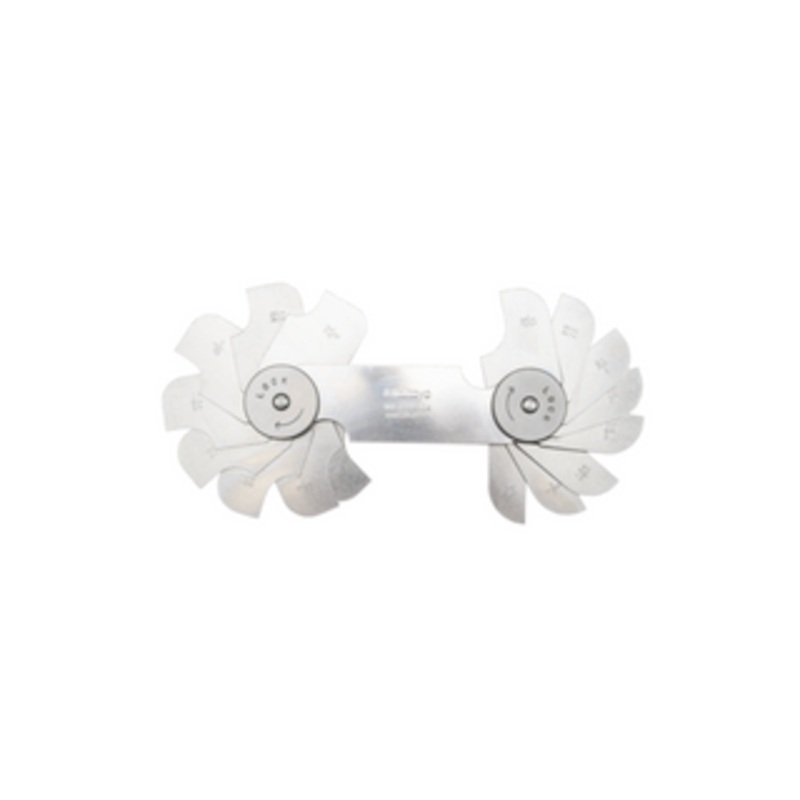 Mitutoyo Radius Gage, 9/32-33/64, 16 Pairs – 186-104
