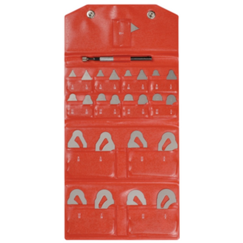 Mitutoyo Radius Gage Set, 9/32-1/2, 8 Leaves – 186-904