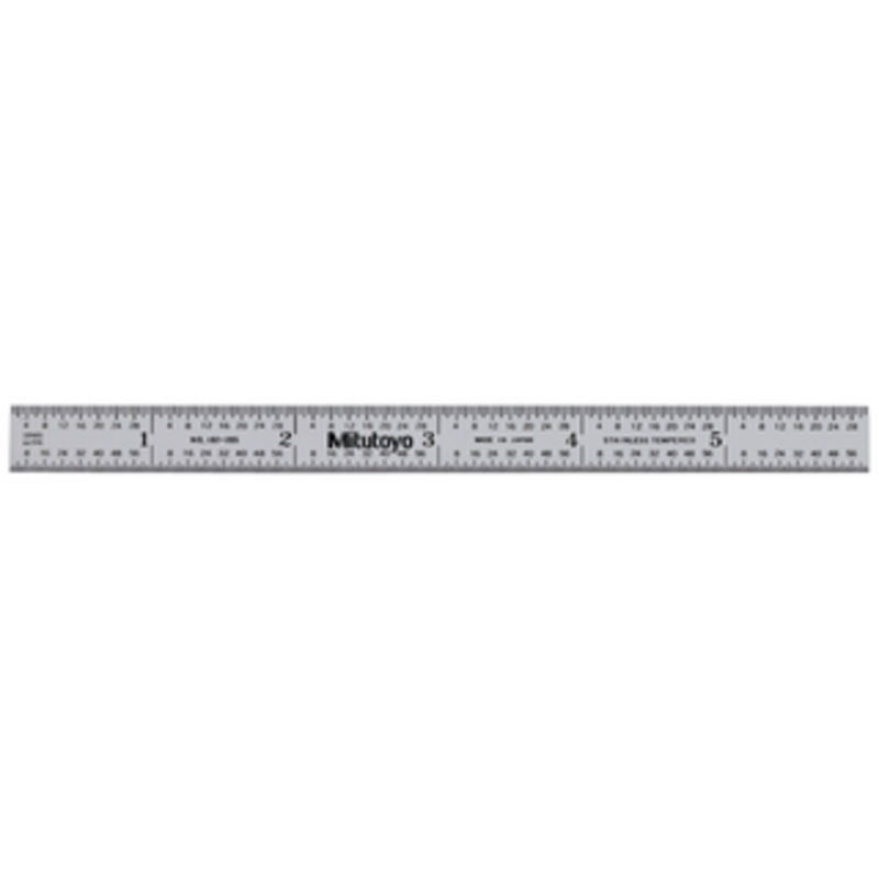 Mitutoyo Steel Rule, Fully-Flexible, 150mm/6 – 182-205