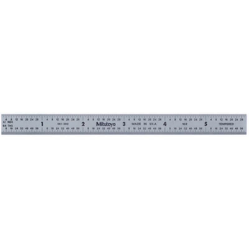 Mitutoyo Steel Rule, Fully-Flexible, 6 – 182-202