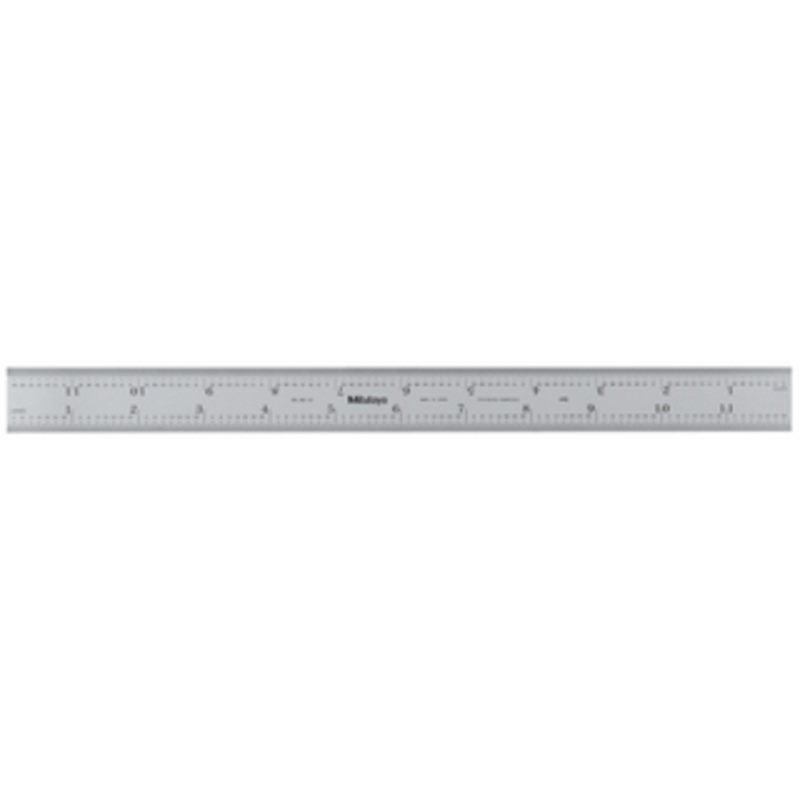 Mitutoyo Steel Rule, Wide Rigid, 12 – 182-122