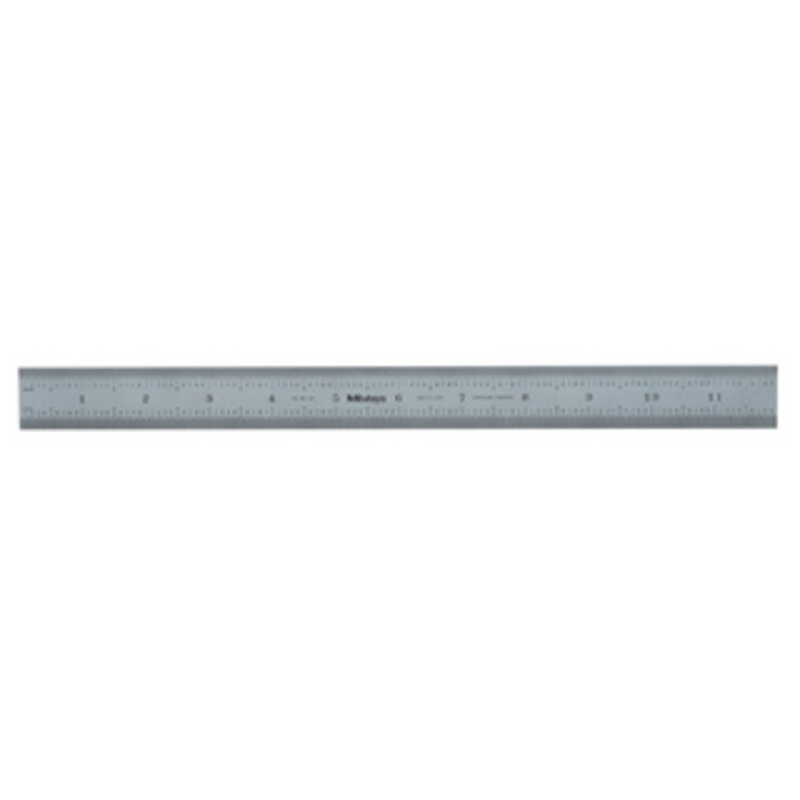 Mitutoyo Steel Rule, Wide Rigid, 12 – 182-126
