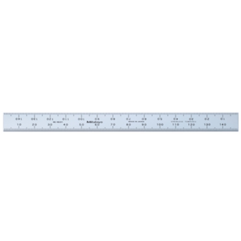 Mitutoyo Steel Rule, Wide Rigid, 450mm – 182-151