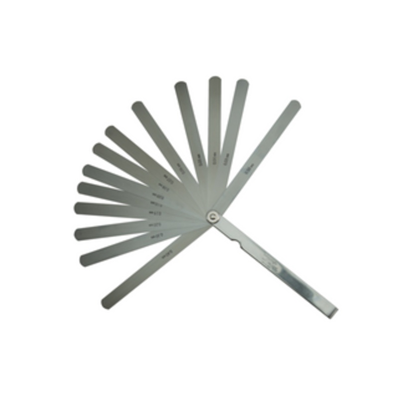 Mitutoyo Thickness Gauge 0.03-0.5mm, 13 Leaves – 184-302S