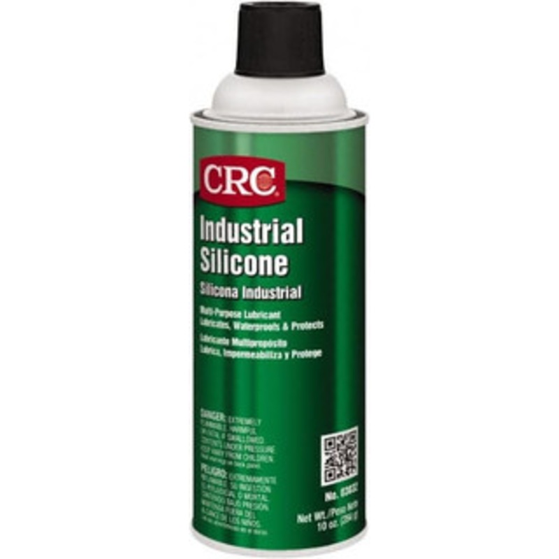 CRC 16 oz Aerosol Silicone Lubricant Clear, -40F to 400F, Food Grade 1003286 – 52802915