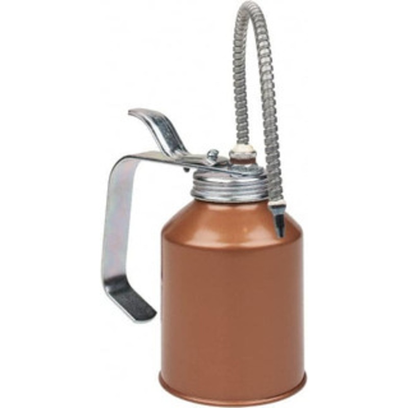 Goldenrod 8 Long Flexible Spout, Lever-Type Oiler Die Cast Zinc Pump, Steel Body, Powder Coated 707 – 06623029
