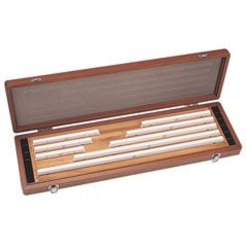 Mitutoyo Long Block Set, Rectangular, Steel, 8 pc, Grade AS-1, Series 516 – 516-116-26