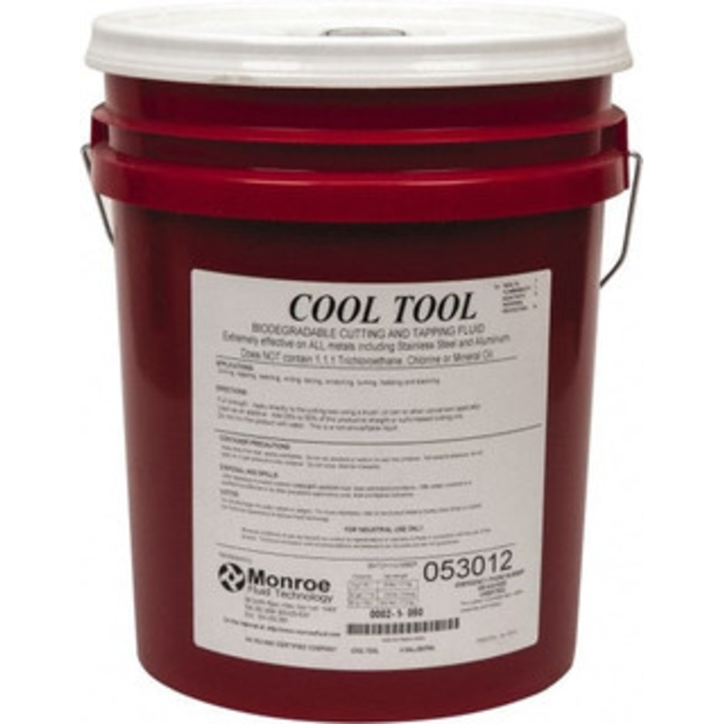 Monroe Fluid Technology Cool Tool 5 Gal Pail Cutting & Tapping Fluid Straight Oil, For Use on Ferrous Metals & Nonferrous Metals 0002-1-050 – 00268102