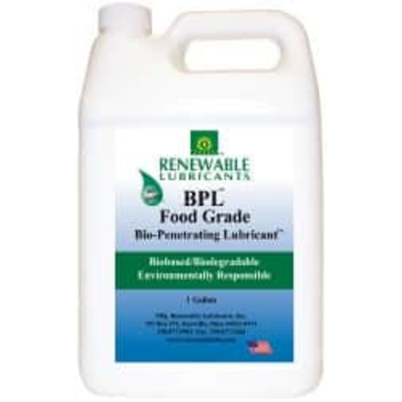 Renewable Lubricants 1 Gal Bottle Thin Oily Film Penetrant/Lubricant 0F to 280F, Food Grade 87003 – 62681184