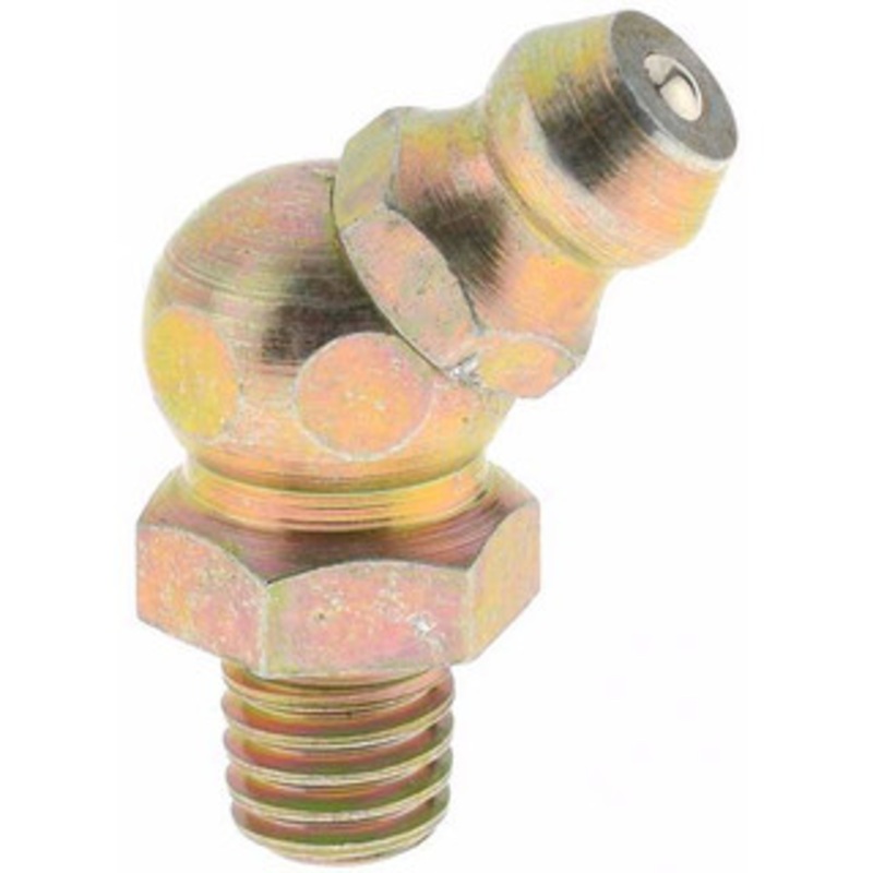 Value Collection 45 Head Angle, M6x1 Taper Thread Grease Fitting Zinc Plated Finish BDNA-MP7604-51 – 61842282
