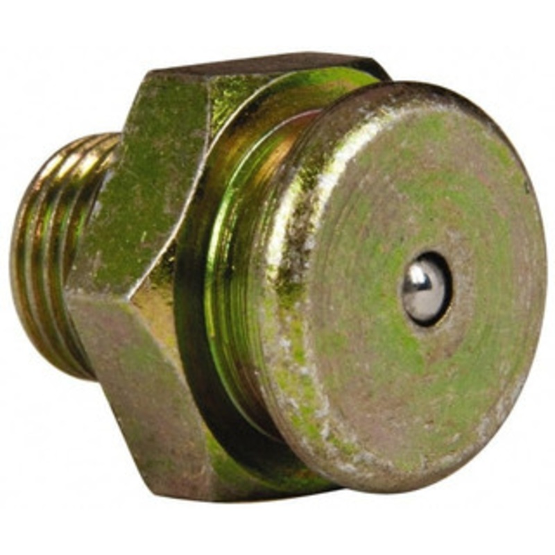 Value Collection Straight Head Angle, 1/8 NPT Steel Button-Head Grease Fitting 15.88mm Hex 89817134 – 89817134