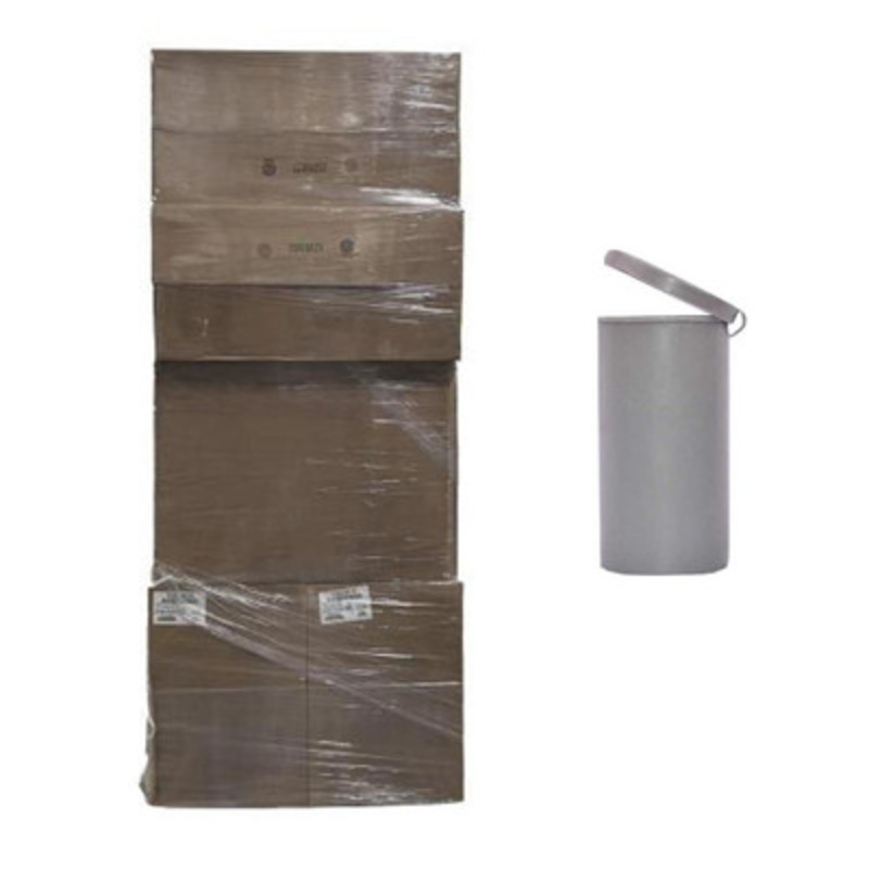 4x8in Concrete Test Cylinders, Flat Lid (Pallet, 10 Cases, 96/Case)