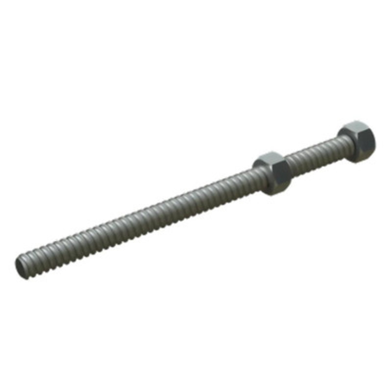 B14A Adjustable Coil Bolt, 1/2in Diameter x 12in Length (50/Ct)