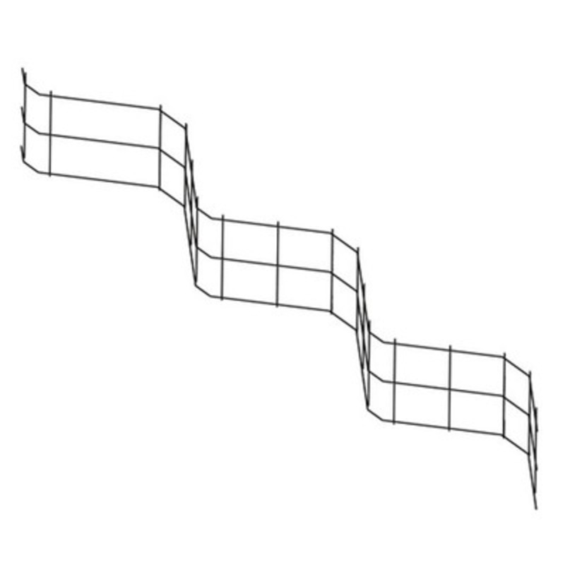 Dayton Superior CS Continuous Support for Rebar, 15-1/2in x 80ft