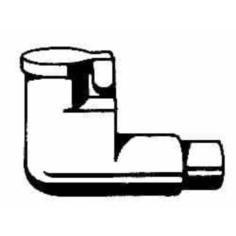 Gits Mfg Die Cast Zinc, Zinc Plated, Plain Drive One Piece, Elbow Oil Hole Cover 0.378-0.380 Drive Diam, 3/8 Drive-In Hole Diam, 9/32 Drive Length, 25/32 Overall Height 01241 – 03242906