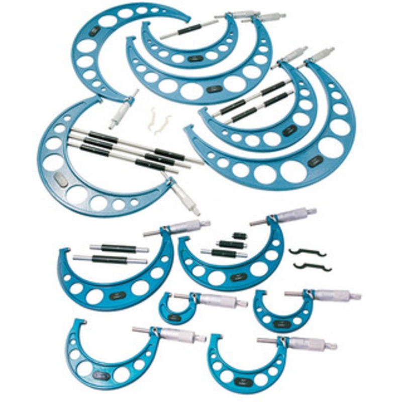 Precise 0-12 12 Piece C-Type Micrometer Set – 4200-0163