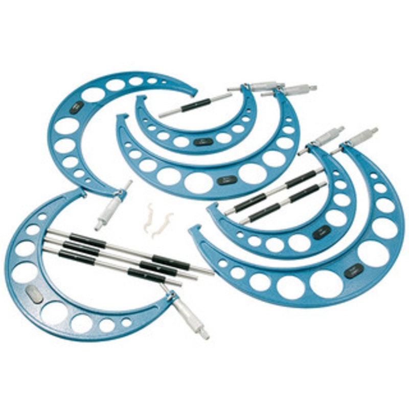 Precise 6-12 6 Piece C-Type Outside Micrometer Set – 4200-0167