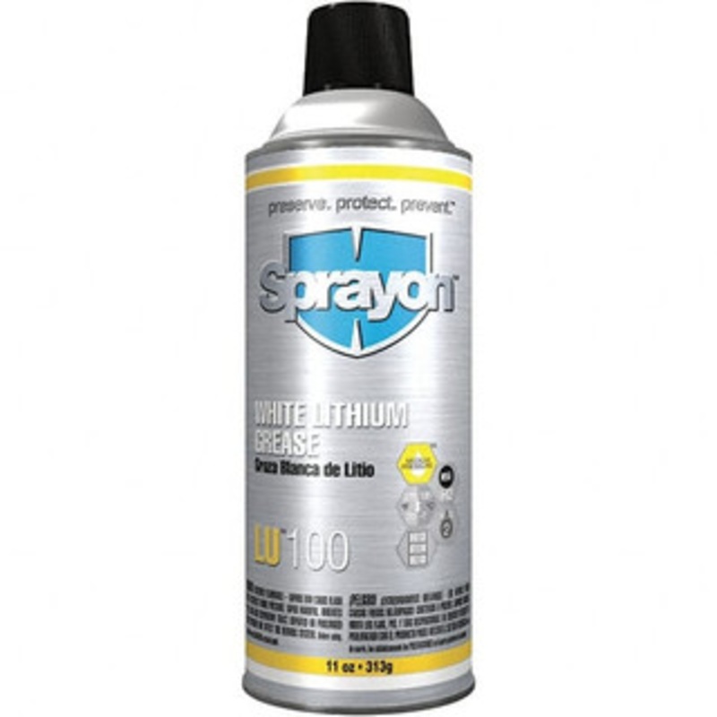 Sprayon 11 oz Aerosol Lithium General Purpose Grease Off White, 275F Max Temp, NLGIG 2, SC0100000 – 51096709