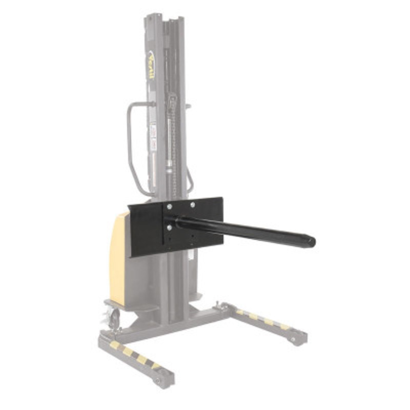 Steel Pole Attachment For Narrow Mast Stacker Models, Black