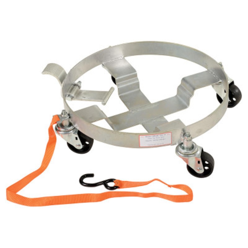 Tilting Drum Dolly Three Tier 21-1/2 x 21-1/2 x 5-7/8in, 900lb