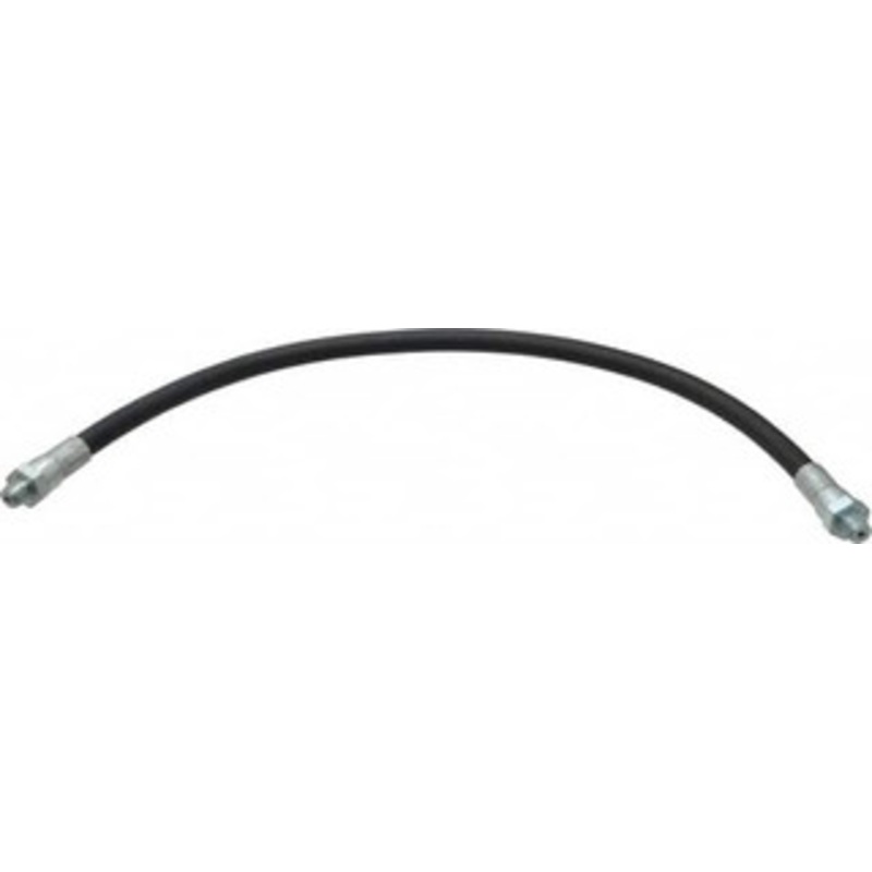 Alemite 18 Long, 6,000 psi Operating Pressure, Thermoplastic Grease Gun Hose 1/8 NPTF, 12,000 psi Burst Pressure B337595-B1 – 03243755