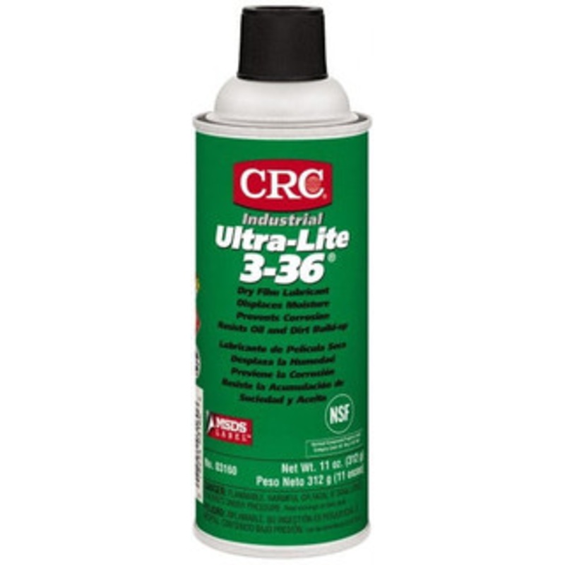 CRC 16 oz Aerosol Dry Film Lubricant Amber, -40F to 300F, Food Grade 1003426 – 00078873