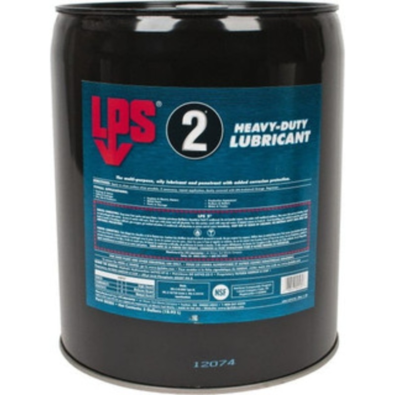 LPS Labs 5 Gal Pail Nondrying Film Lubricant Clear Amber, Food Grade 00205 – 00253062