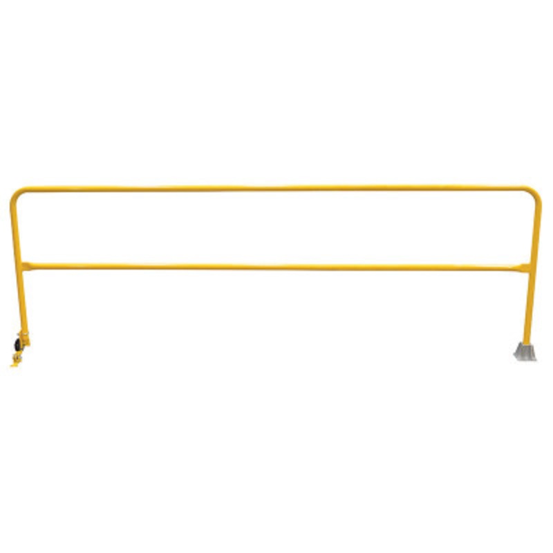 Steel Dock Safety Swing Gate, 11 Ft. Length, Yellow