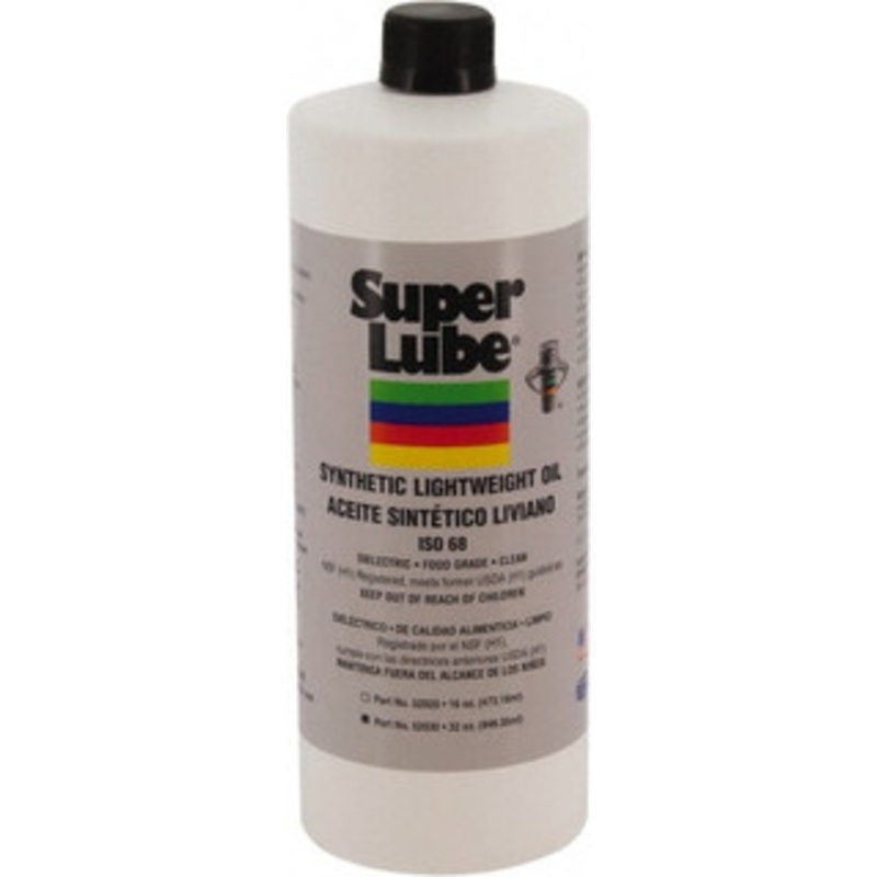 Synco Chemical Super Lube 1 Qt Bottle Synthetic Multi-Purpose Machine Oil ISO 68, SAE 80W, -40 to 500F, Food Grade 52030 – 05887526