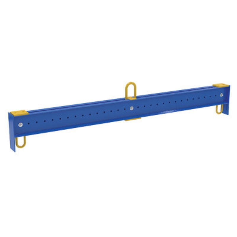 Adjustable Spreader Beam, 128-1/2in Length, 10,000 lb., Blue