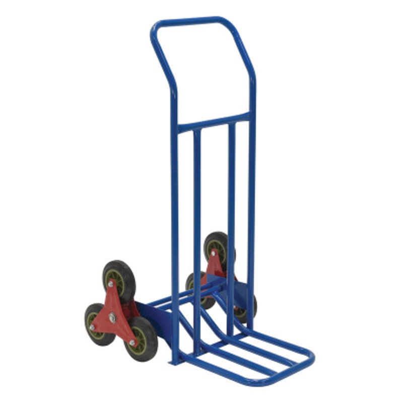 Steel Stair Hand Truck, 300 lb., Blue