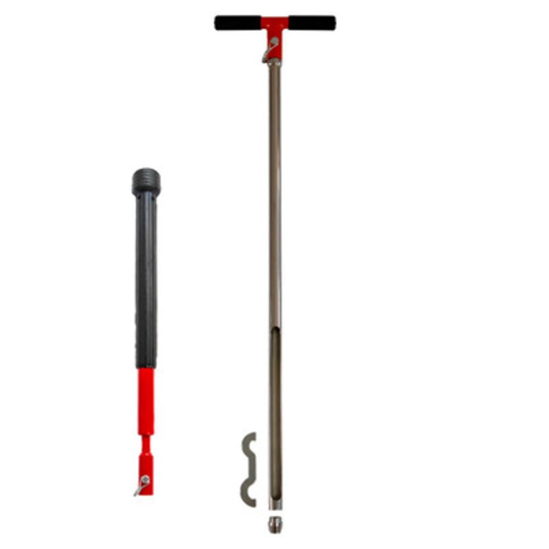 1in x 36in Tip Soil Probe Slide Hammer Kit, Hex Quick Pin