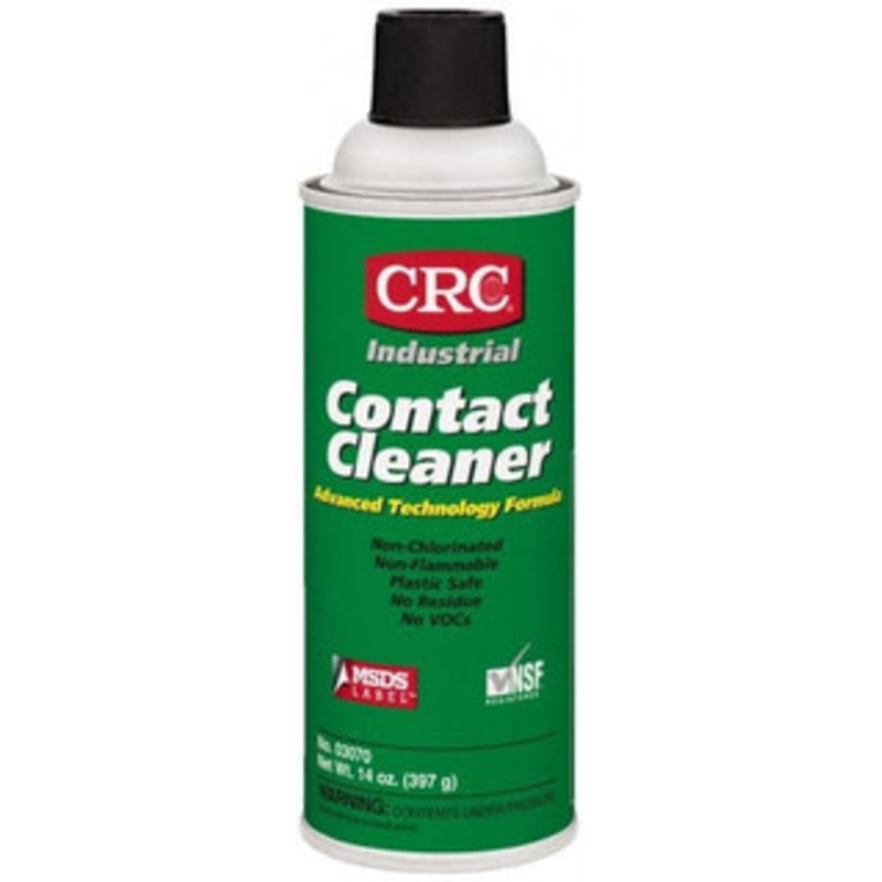 CRC 14 Ounce Aerosol Contact Cleaner 27,600 Volt Dielectric Strength, Nonflammable, Food Grade, Plastic Safe 1003332 – 02983005