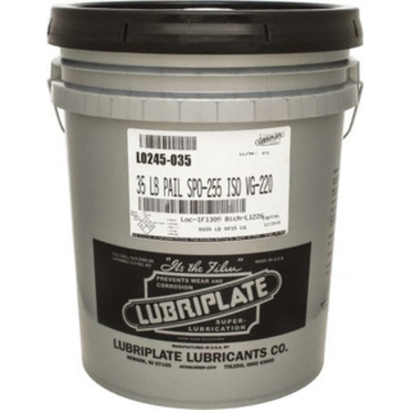 Lubriplate 5 Gal Pail, Mineral Gear Oil 1044 SUS Viscosity at 100F, 95 SUS Viscosity at 210F, ISO 220 L0245-035 – 00424713