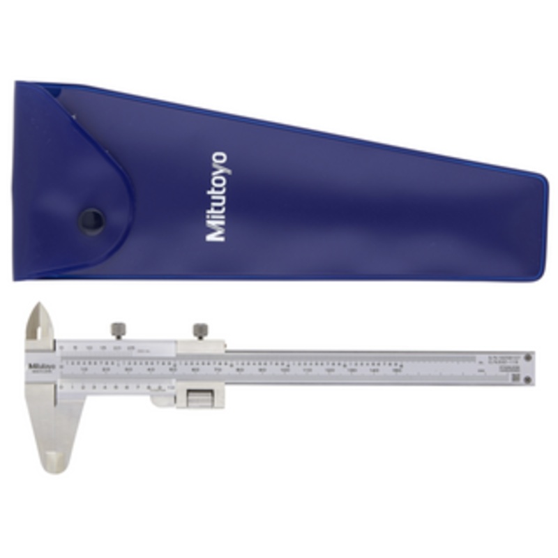 Mitutoyo Vernier Caliper, Fine Adjustment, 0-130mm/0-5 – 532-119