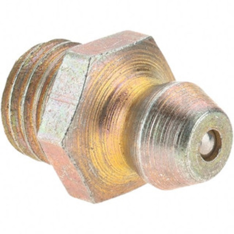 Precise Straight Head Angle, 5/16-24 Standard Grease Fitting Zinc Plated Finish 201711 – 51262806