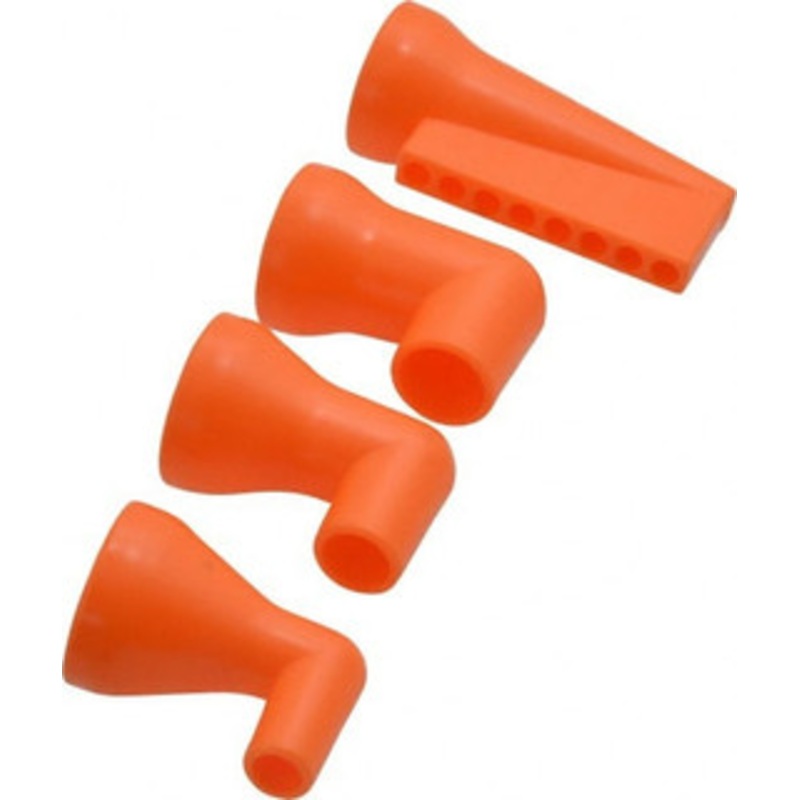 Loc-Line 1/2 Hose Inside Diam x 1/4, 3/8, 1/2 Nozzle Diam, Coolant Hose Nozzle Kit for Use with Loc-Line Modular Hose System, 4 Pieces 51832 – 09777442