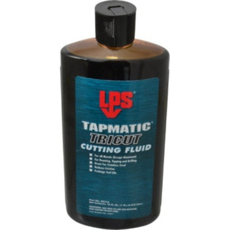 LPS Labs Tapmatic TriCut 16 oz Bottle Cutting & Tapping Fluid Semisynthetic, For Use on Stainless Steel 05316 – 49696925