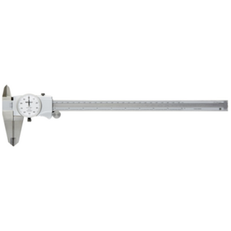 Mitutoyo Dial Caliper Series 505, OD Carbide Tipped Jaws, 0-12 – 505-747