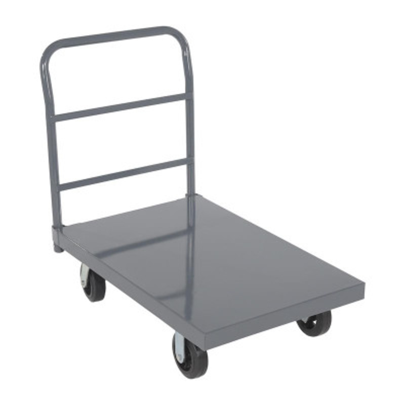 Smooth Deck Platform Truck, 24in x 36in, 2000 lb., Gray