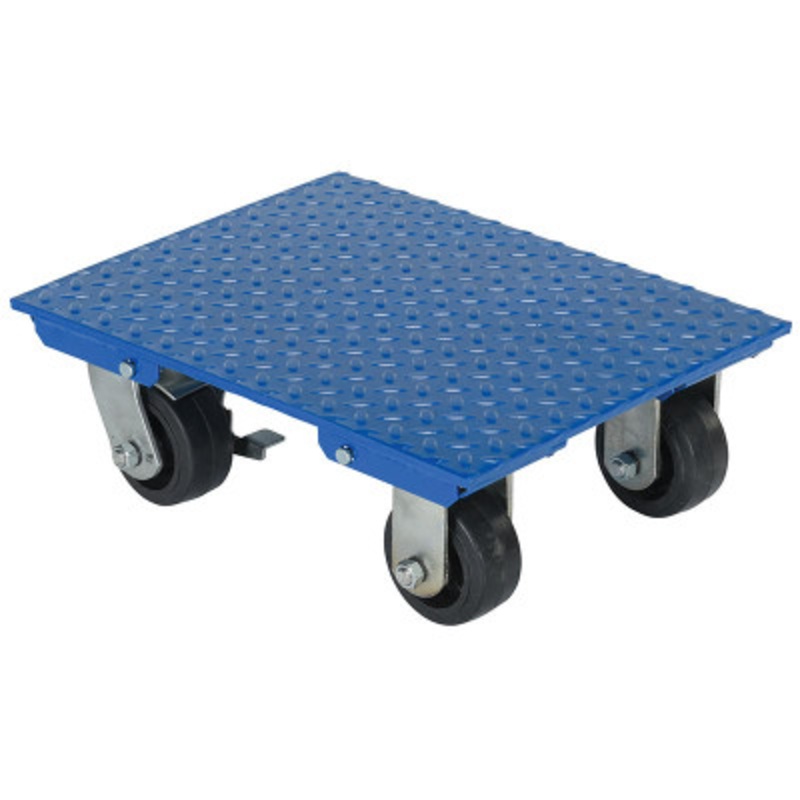 Steel Plate Dolly, 14in x 18in 1,200 lb., Blue