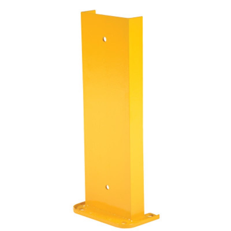 Steel Structural Rack Guard, 24-1/4in x 6in x 26in, Yellow