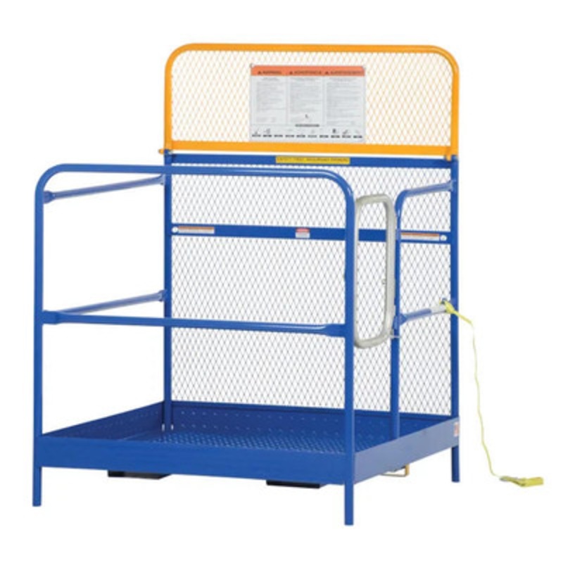 Steel Work Platform, 48in x 48in, 1,000 lb., Blue