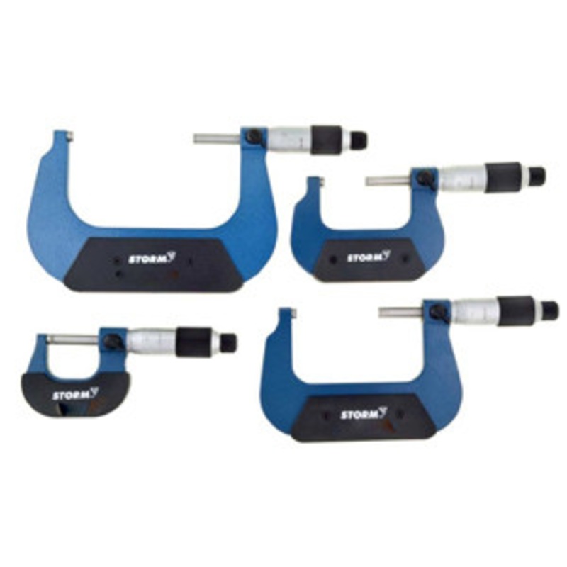Central Tools 4 Piece Metric Micrometer Set – CE3M214