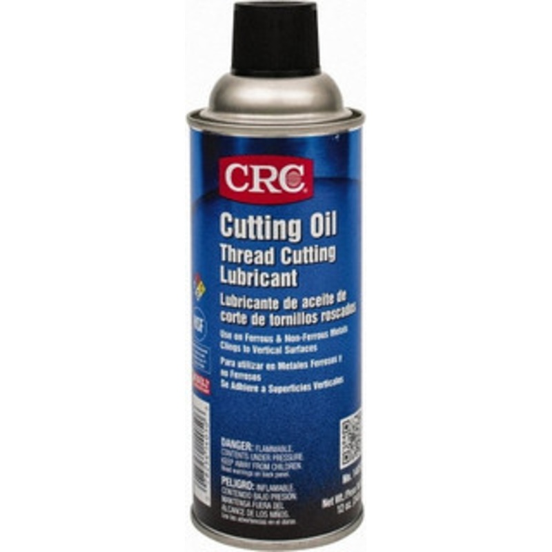 CRC 12 oz Aerosol Cutting Fluid Straight Oil, For Use on Ferrous Metals & Nonferrous Metals 1004783 – 01238757