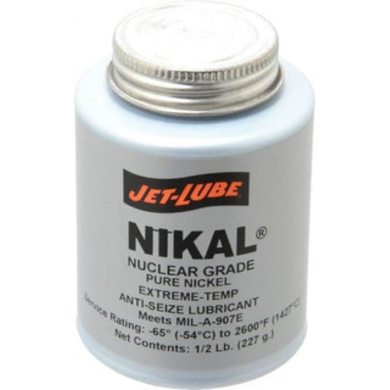 Jet-Lube 0.5 Lb Can Extreme Temperature Anti-Seize Lubricant Nickel, -65 to 2,600F, Gray, Nuclear Grade 13502 – 01461953