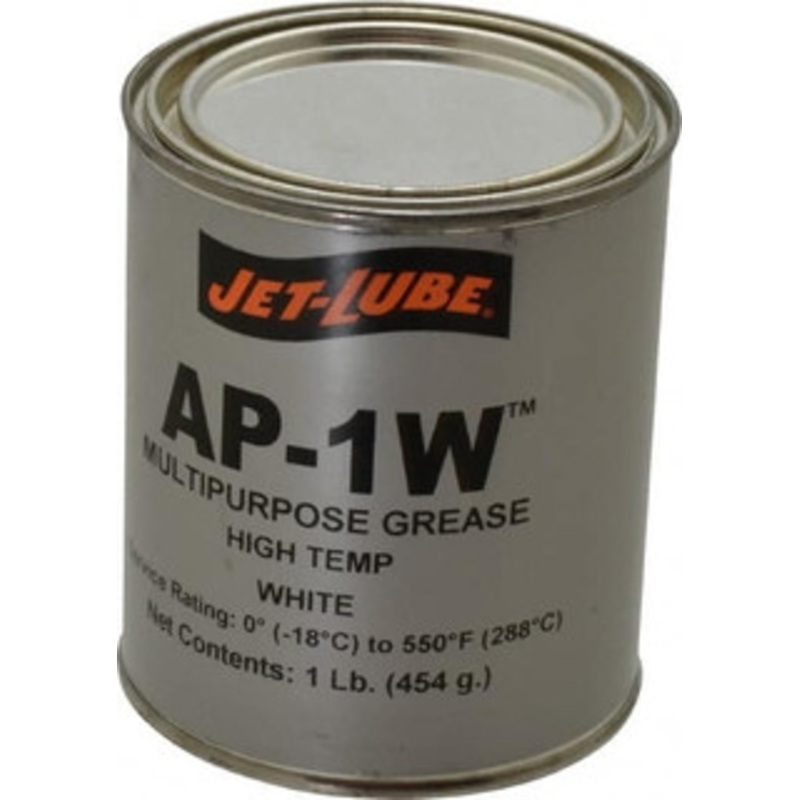 Jet-Lube 1 Lb Can High Temperature Grease White, High Temperature, 550F Max Temp, NLGIG 2, 31605 – 00328252